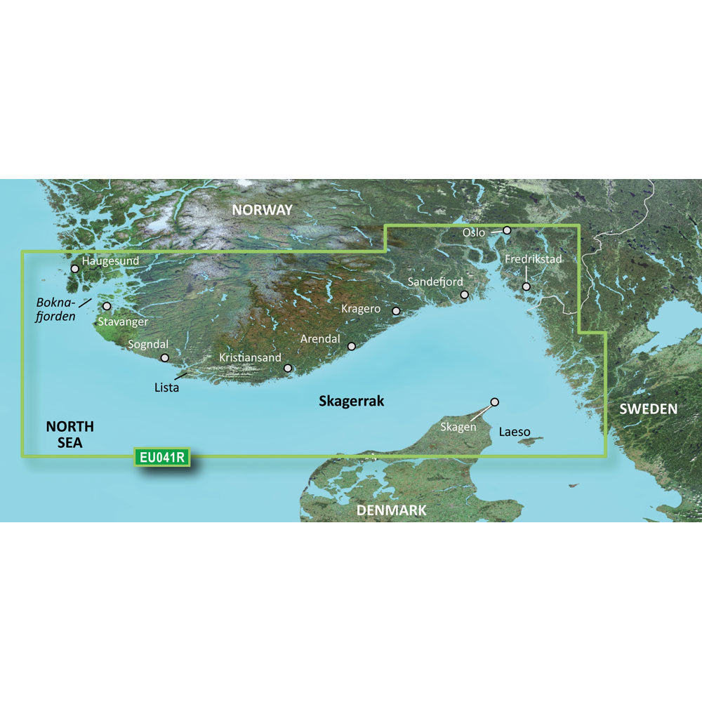 Garmin BlueChart g3 HD - HXEU041R - Oslo - Skagerak - Haugesund - microSD/SD [010-C0778-20] - Premium Garmin BlueChart Foreign from Garmin - Just $119.99! 