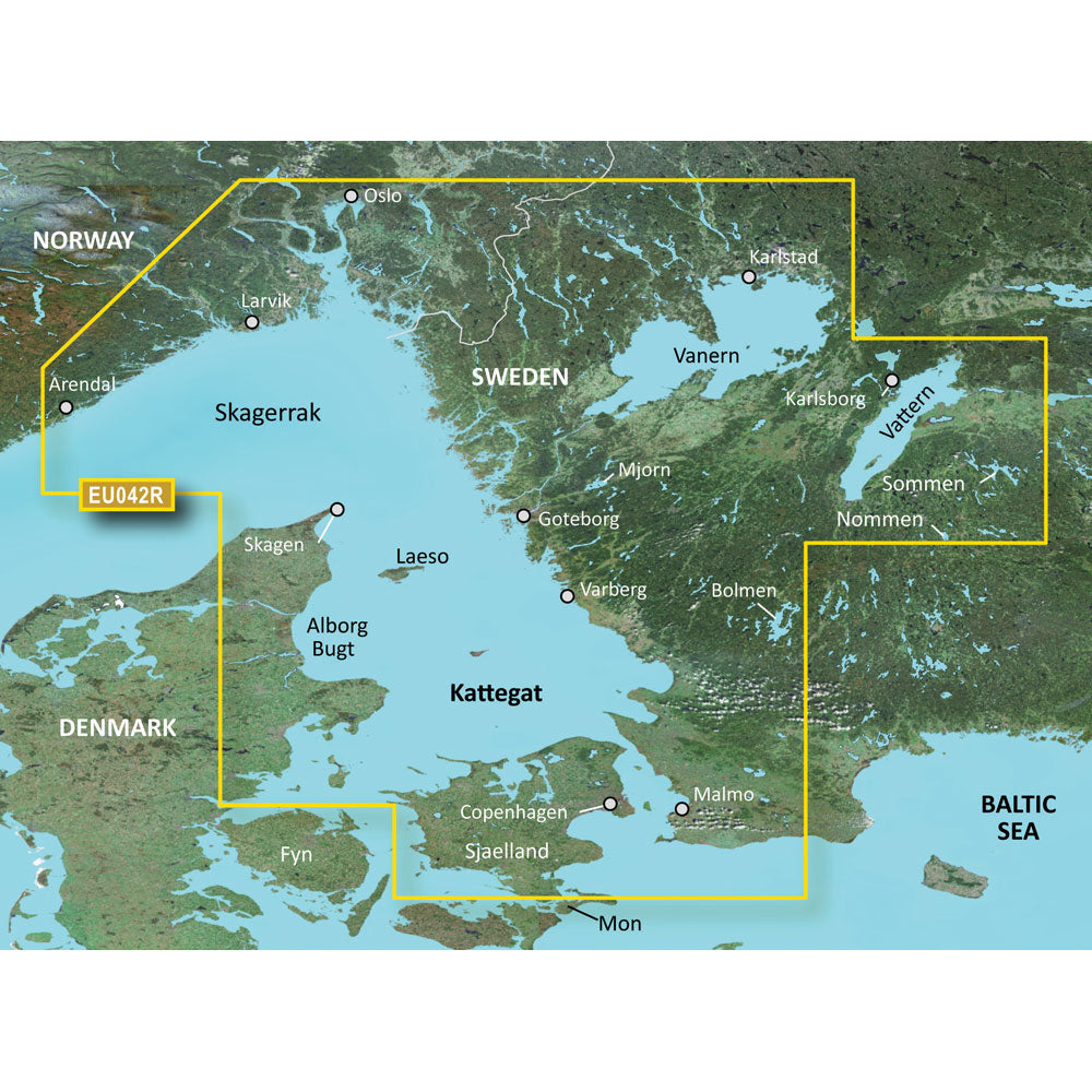 Garmin BlueChart g3 HD - HXEU042R - Oslo to Trelleborg - microSD/SD [010-C0779-20] - Premium Garmin BlueChart Foreign from Garmin - Just $119.99! 