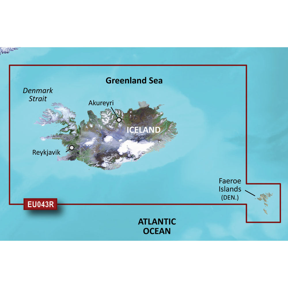 Garmin BlueChart g3 HD - HXEU043R - Iceland  Faeroe Islands - microSD/SD [010-C0780-20] - Premium Garmin BlueChart Foreign from Garmin - Just $119.99! 