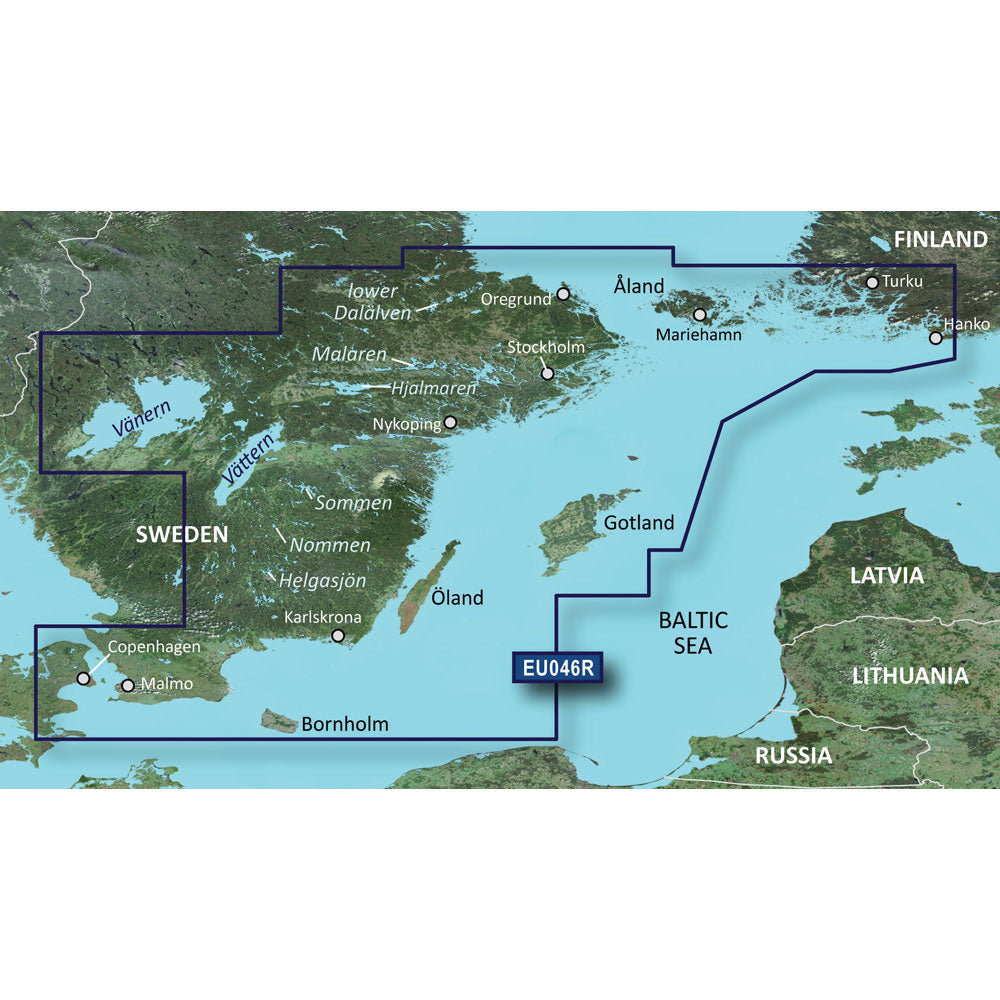 Garmin BlueChart g3 HD - HXEU046R - Oregrund Aland to Malmo - microSD/SD [010-C0782-20] - Premium Garmin BlueChart Foreign from Garmin - Just $119.99! 