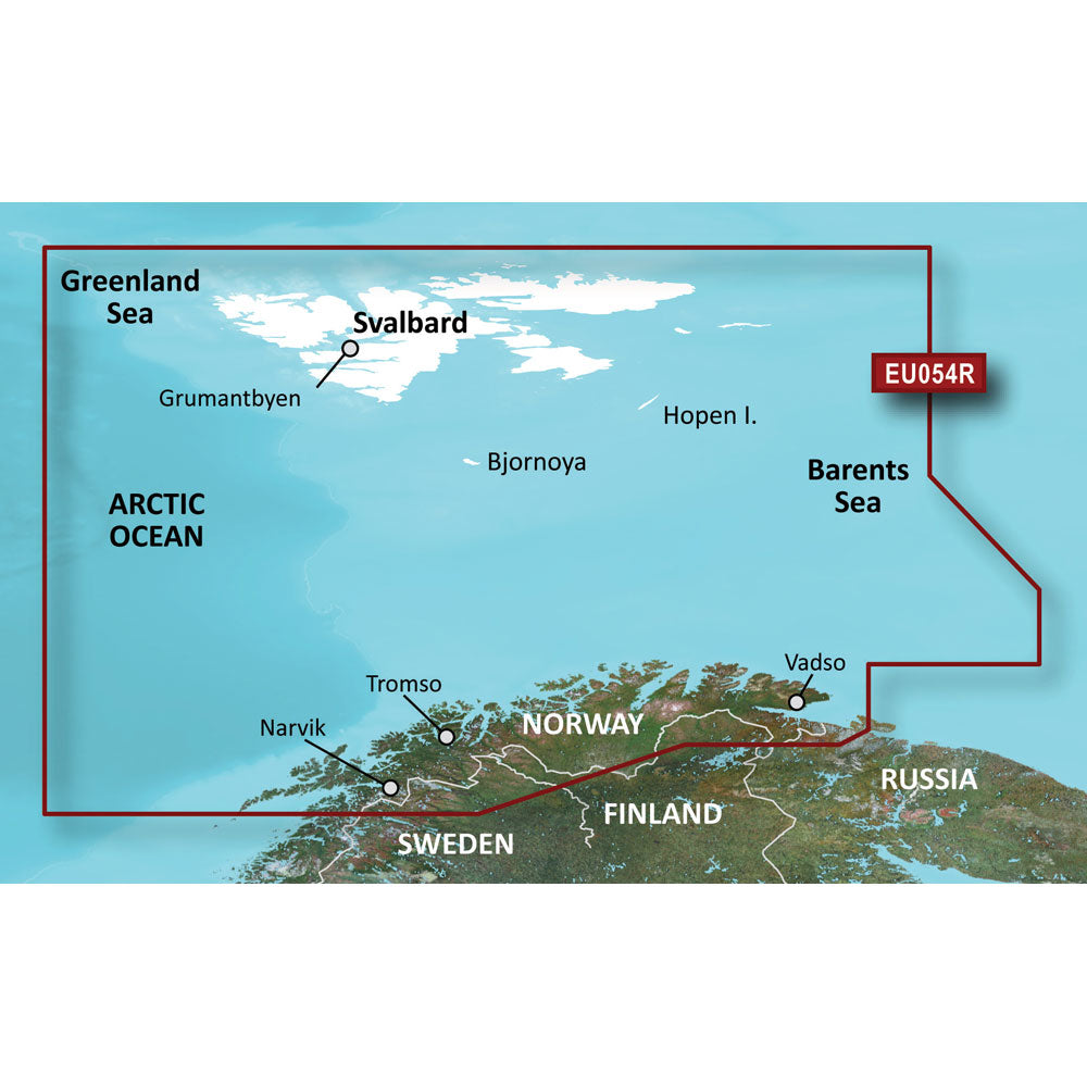 Garmin BlueChart g3 HD - HXEU054R - Vestfjd - Svalbard - Varanger - microSD/SD [010-C0790-20] - Premium Garmin BlueChart Foreign from Garmin - Just $119.99! 