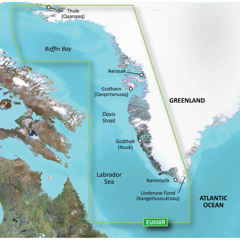 Garmin BlueChart g3 HD - HEU064R - Greenland - microSD/SD [010-C1001-20] - Premium Garmin BlueChart Foreign from Garmin - Just $119.99! 