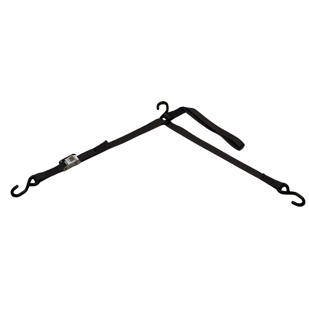 BoatBuckle P.W.C. Tri-Down w/Cam Buckle & Soft Hook - 1" x 6' [F10972BK] - Premium Tie-Downs from BoatBuckle - Just $11.99! 