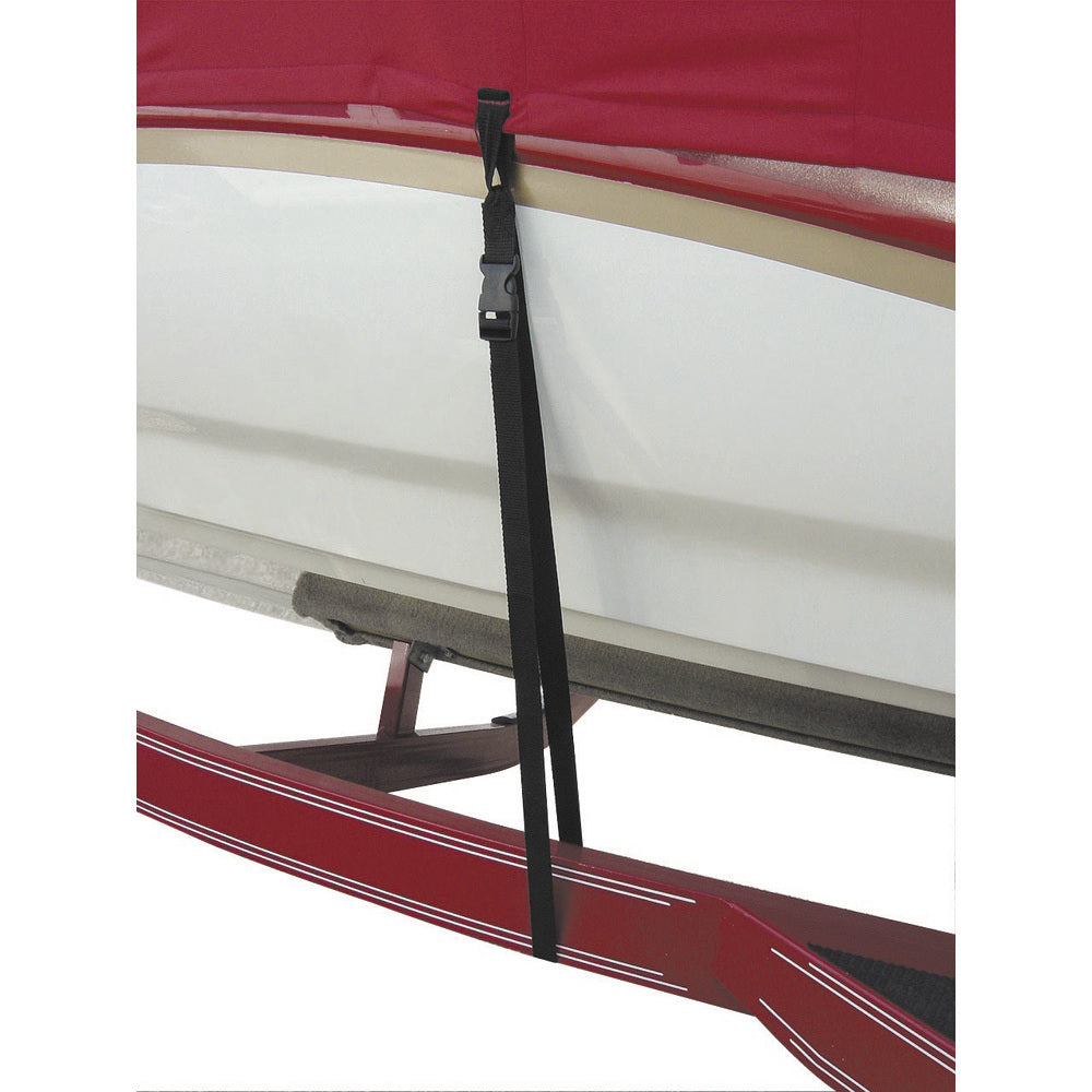 BoatBuckle Snap-Lock Boat Cover Tie-Downs - 1" x 4' - 6-Pack [F14264] - Premium Tie-Downs from BoatBuckle - Just $20.37! 