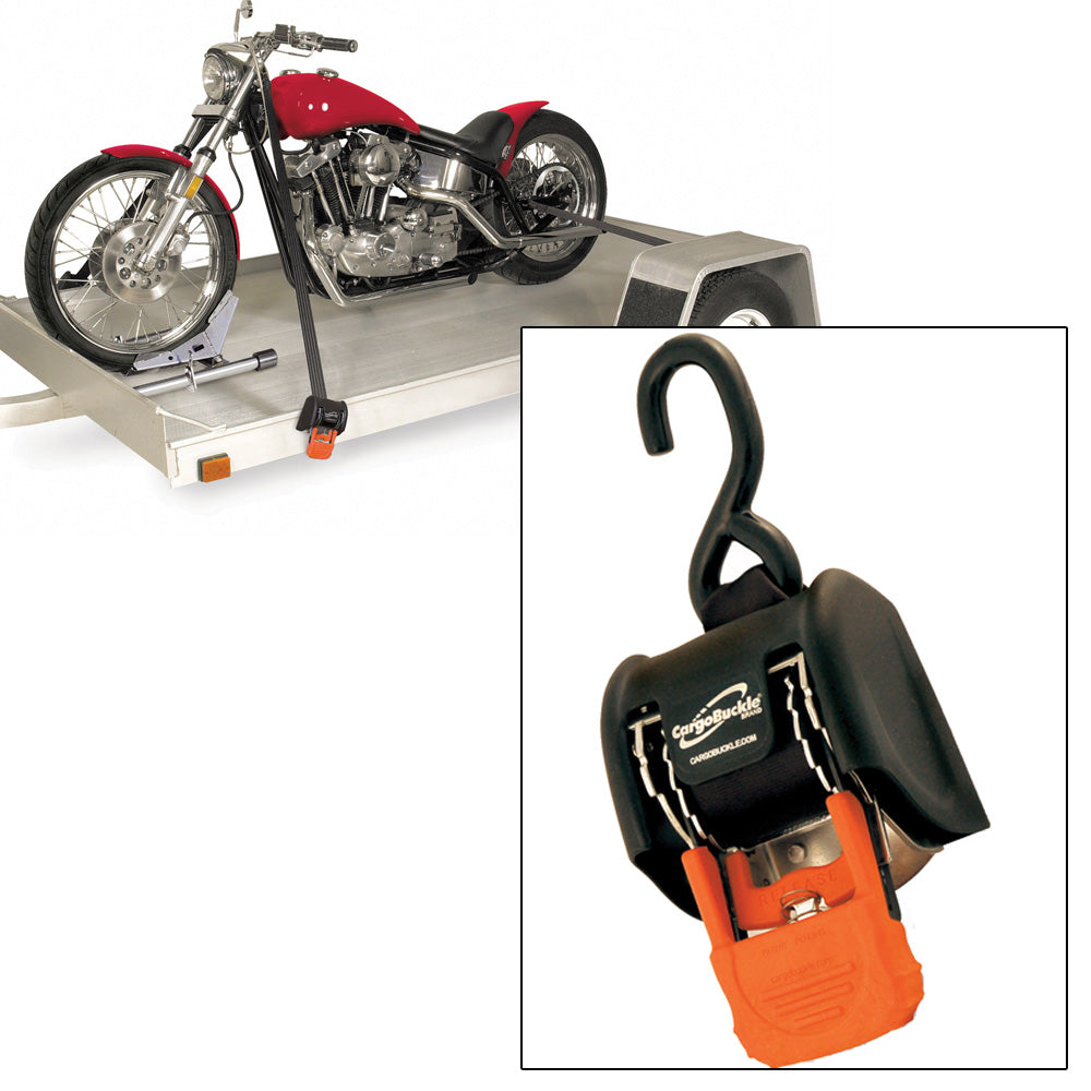 CargoBuckle G3 Retractable Ratchet Tie-Down - 2" x 72" - Pair [F18800] - Premium Tie-Downs from CargoBuckle - Just $75.99! 