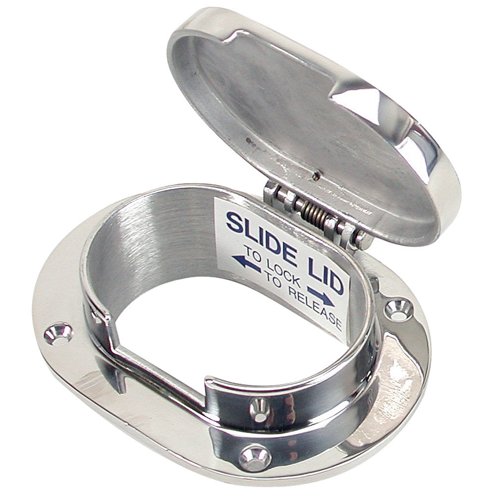 Whitecap Chain & Rope Deck Pipe 3-7/8" x 2-1/2" Opening [6008HC] - Premium Rope & Chain Pipe from Whitecap - Just $90.99! 