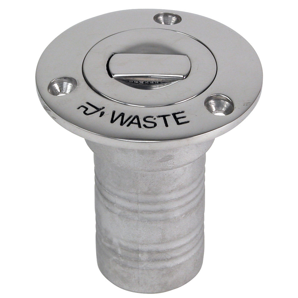 Whitecap Bluewater Push Up Deck Fill - 1-1/2" Hose - Waste [6996CBLUE] - Premium Deck Fills from Whitecap - Just $62.99! 