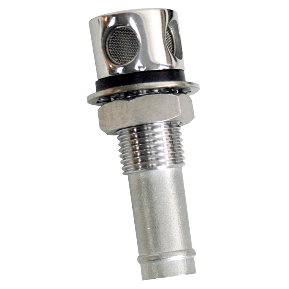 Whitecap Fuel Vent - Round Head, Straight Shaft, 5/8" Hose [6004C] - Premium Vents from Whitecap - Just $22.99! 