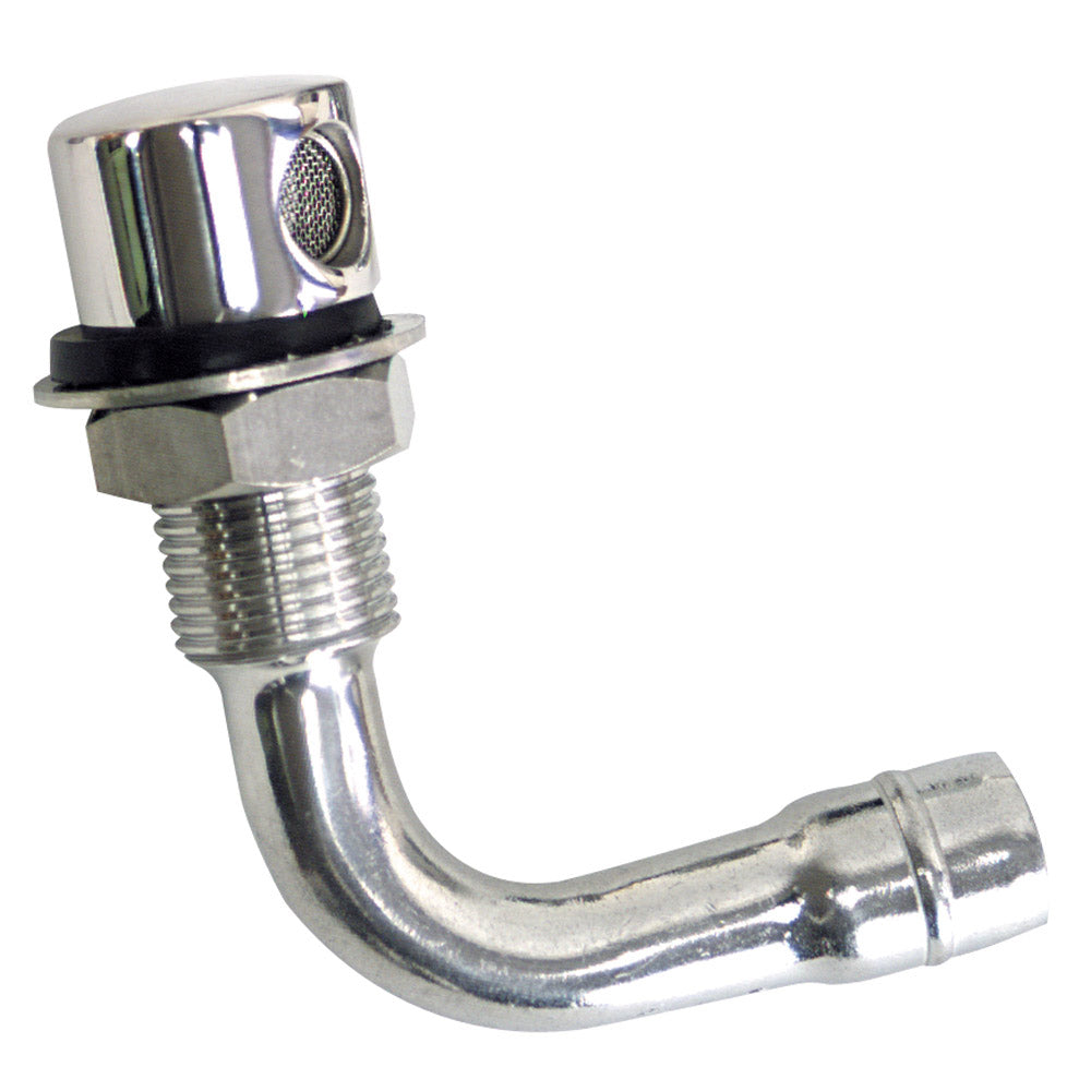 Whitecap Fuel Vent - Round Head, 90 Degree, 5/8" Hose [6023C] - Premium Vents from Whitecap - Just $26.99! 