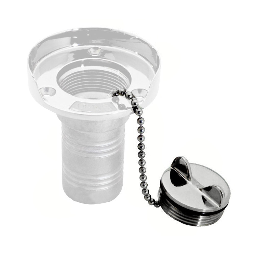 Whitecap Replacement Cap & Chain f/6001 Gas Fill [6002] - 1st Class Eligible, Brand_Whitecap, Marine Hardware, Marine Hardware | Deck Fills - Whitecap - Deck Fills