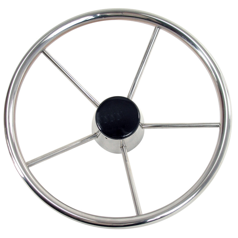 Whitecap Destroyer Steering Wheel - 13-1/2" Diameter [S-9001B] - Premium Steering Wheels from Whitecap - Just $117.99! 