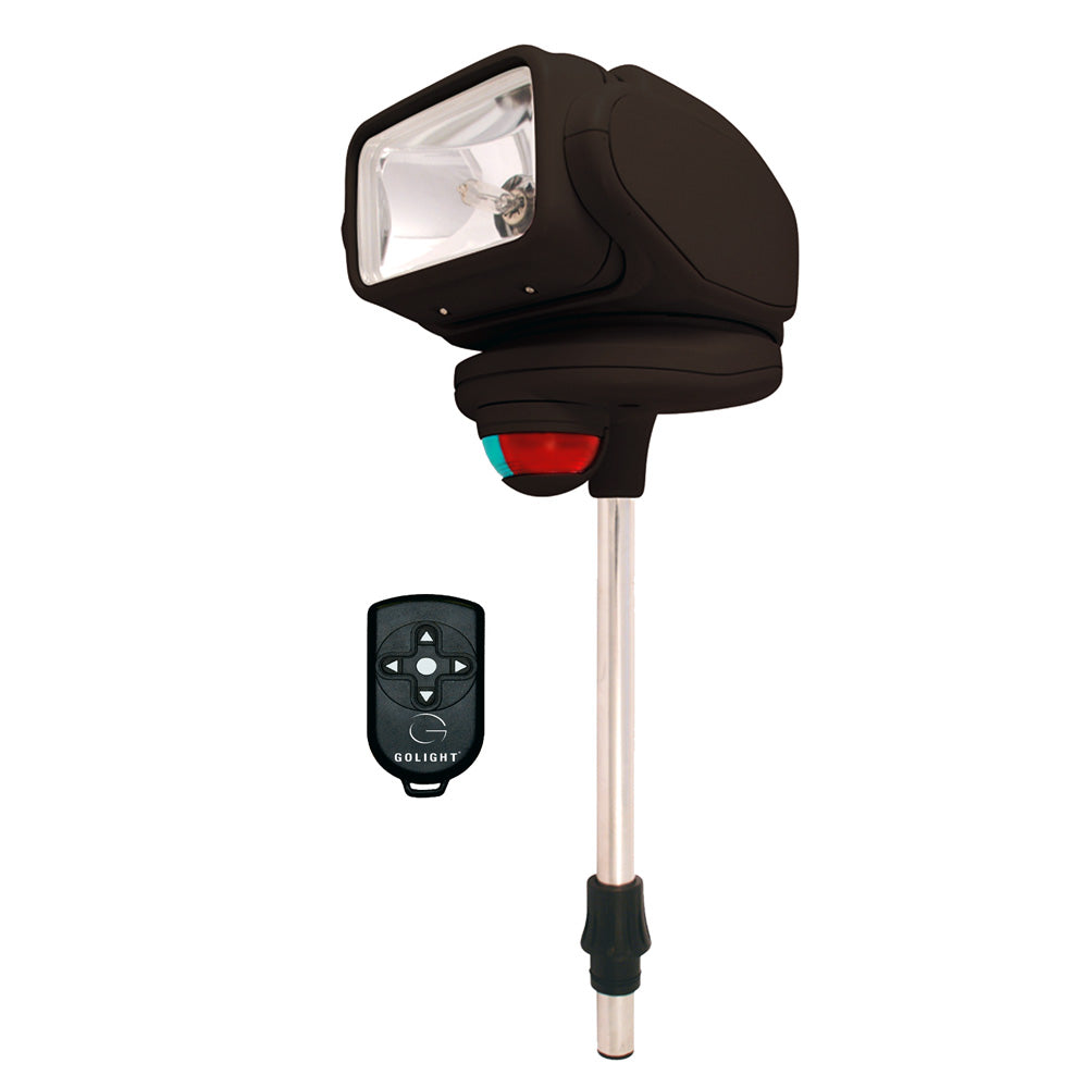 Golight Gobee Stanchion Mount w/Wireless Remote - Black [2151] - Premium Search Lights from Golight - Just $239! 