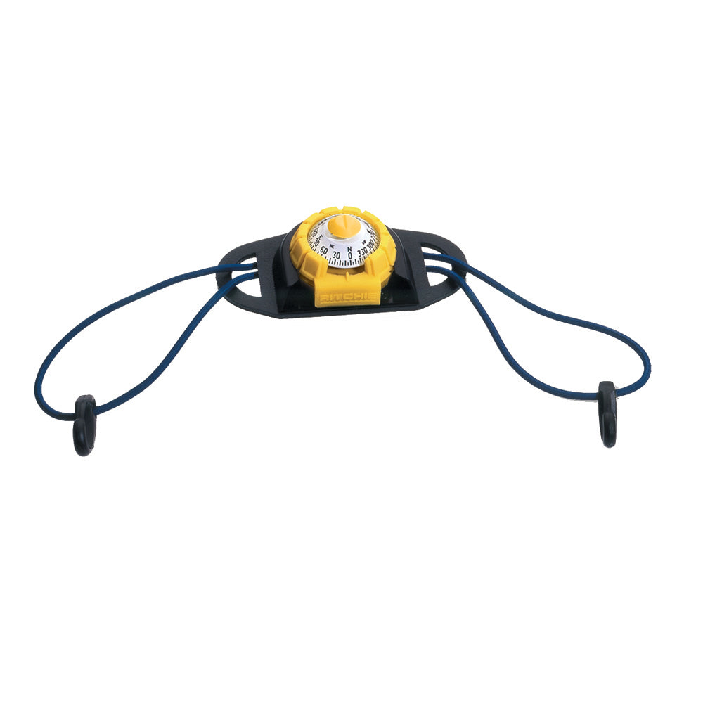 Ritchie X-11Y-TD SportAbout Compass w/Kayak Tie-Down Holder - Yellow/Black [X-11Y-TD] - 1st Class Eligible, Brand_Ritchie, Marine Navigation & Instruments, Marine Navigation & Instruments | Compasses, Outdoor, Outdoor | Compasses - Magnetic, Paddlesports, Paddlesports | Compasses - Ritchie - Compasses - Magnetic