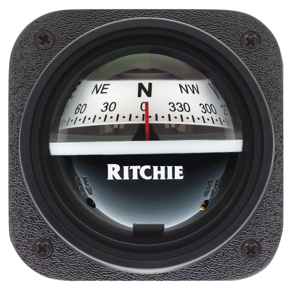 Ritchie V-527 Kayak Compass - Bulkhead Mount - White Dial [V-527] - Brand_Ritchie, Marine Navigation & Instruments, Marine Navigation & Instruments | Compasses - Ritchie - Compasses
