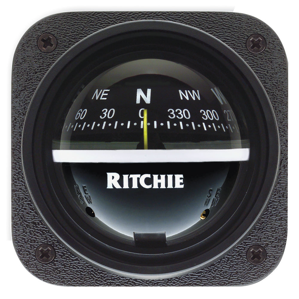 Ritchie V-537 Explorer Compass - Bulkhead Mount - Black Dial [V-537] - Brand_Ritchie, Marine Navigation & Instruments, Marine Navigation & Instruments | Compasses - Ritchie - Compasses