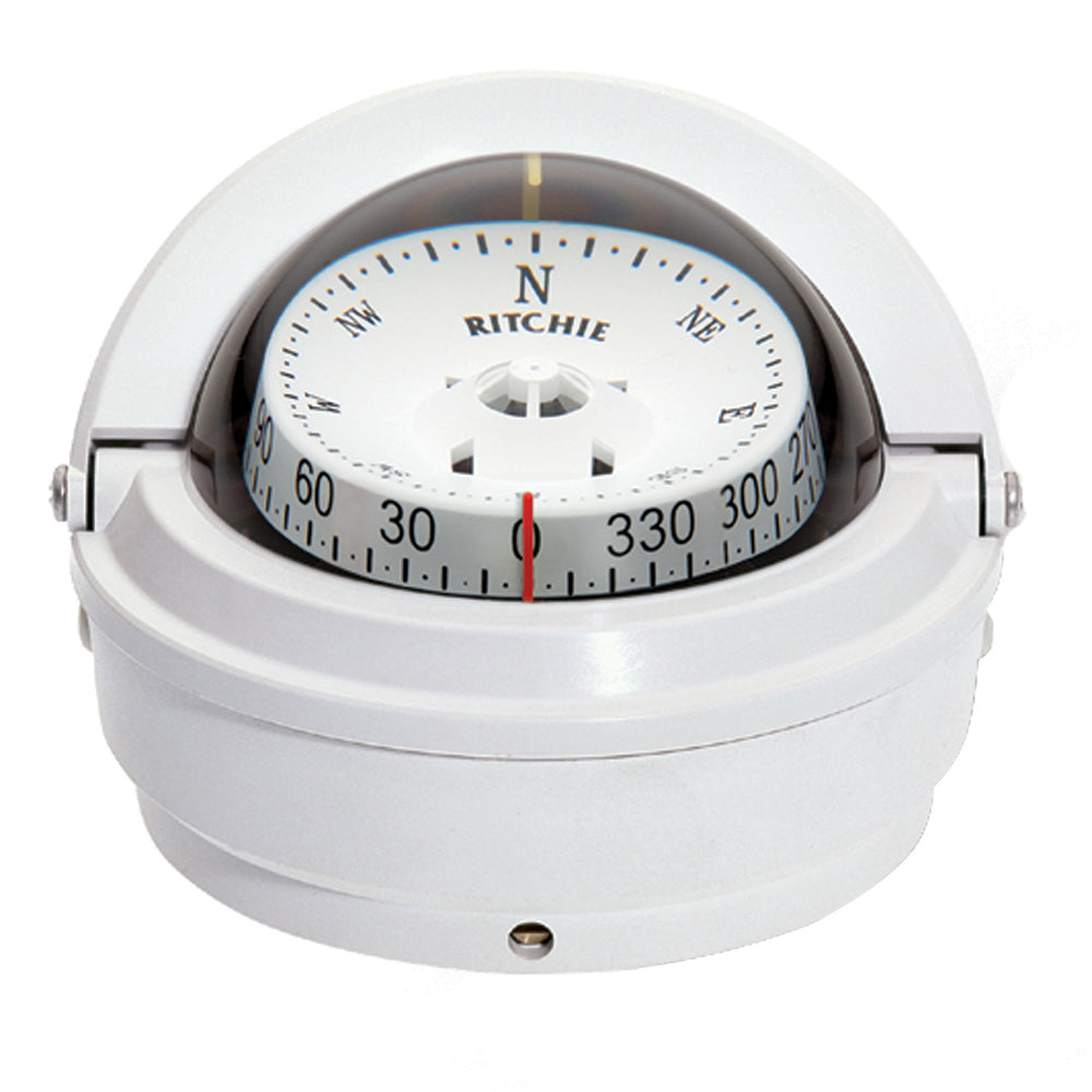 Ritchie S-87W Voyager Compass - Surface Mount - White [S-87W] - Premium Compasses from Ritchie - Just $181.99! 