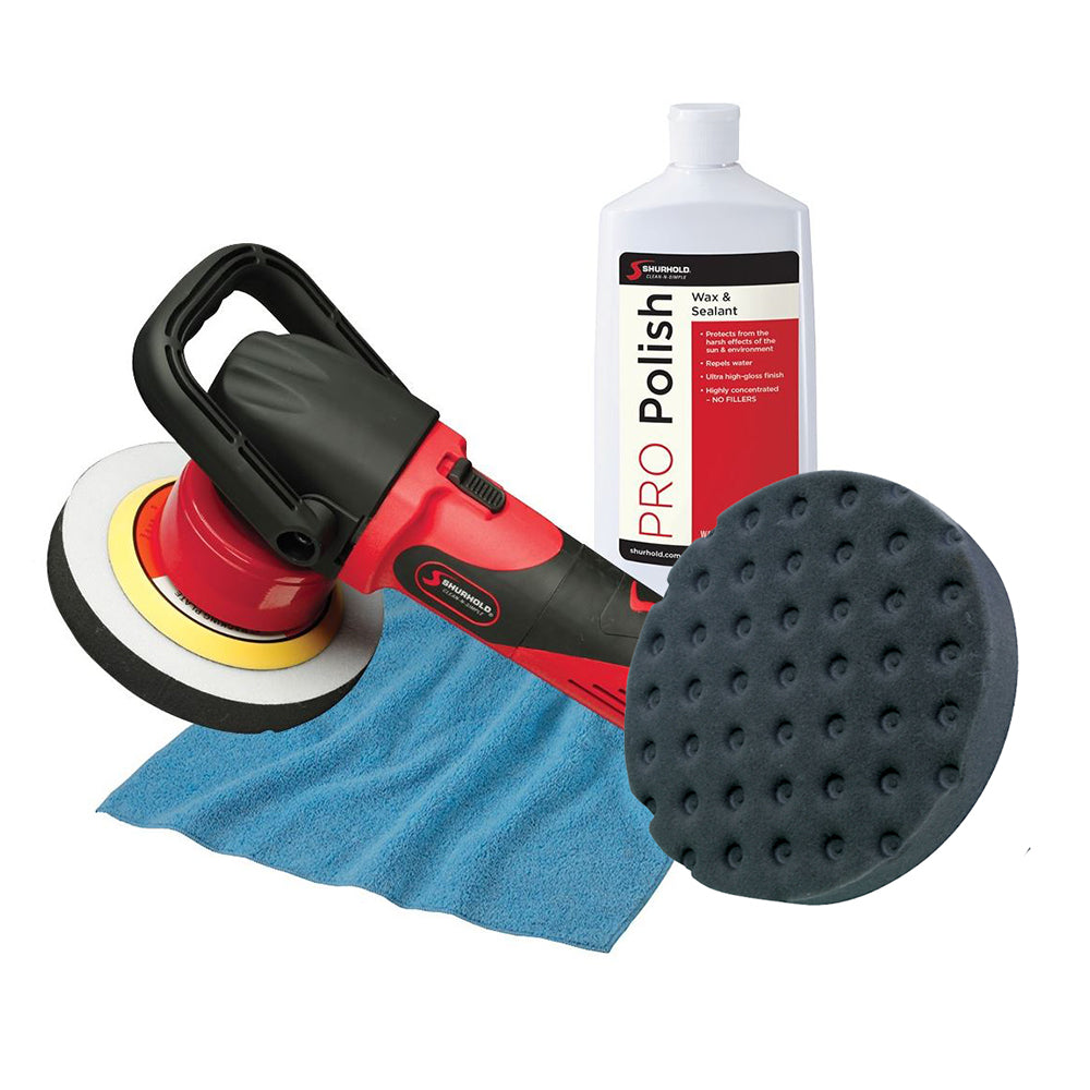 Shurhold Dual Action Polisher Start Kit w/Pro Polish, Pad & MicroFiber Towel [3101] - Premium Cleaning from Shurhold - Just $194.98! 