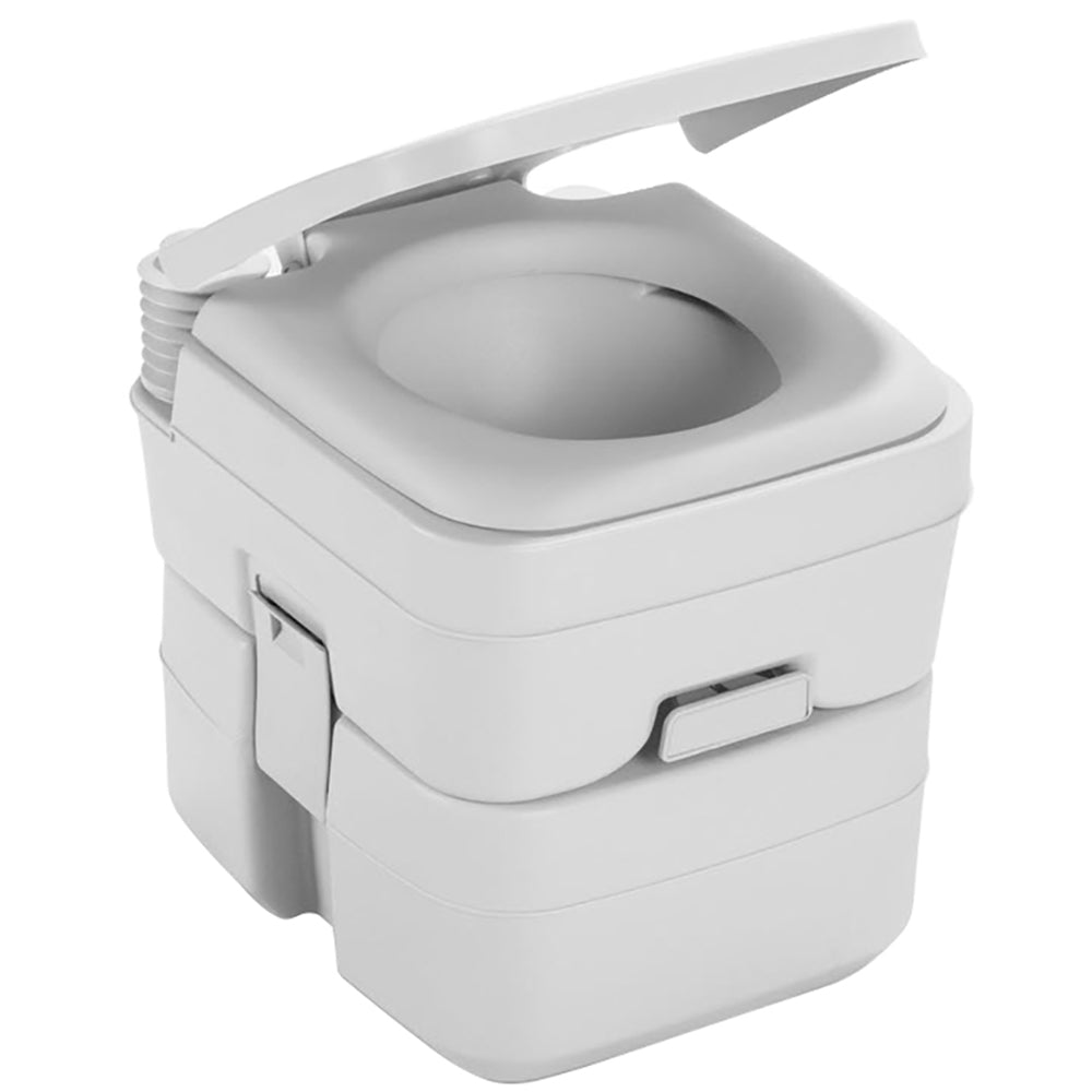 Dometic 965 Portable Toilet w/Mounting Brackets- 5 Gallon - Platinum [311096506] - Premium Portable Toilets from Dometic - Just $133.99! 