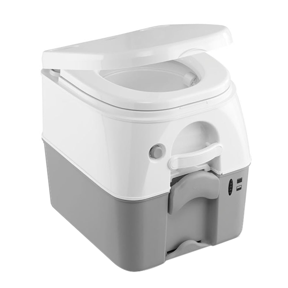 Dometic 975 Portable Toilet w/Mounting Brackets - 5 Gallon - Grey [301097506] - Premium Portable Toilets from Dometic - Just $196.99! 