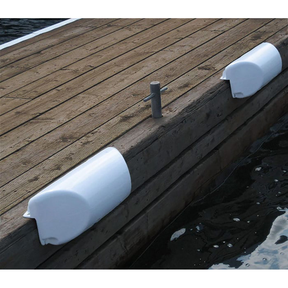 Dock Edge Dolphin Dockside Bumper 7" x 16" Straight - White [1060-W-F] - Anchoring & Docking, Anchoring & Docking | Bumpers/Guards, Brand_Dock Edge - Dock Edge - Bumpers/Guards
