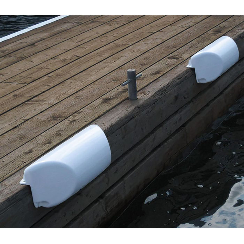 Dock Edge Dolphin Dockside Bumper 7" x 16" Straight - White [1060-W-F] - Premium Bumpers/Guards from Dock Edge - Just $31.99! 