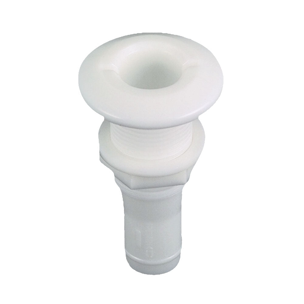 Perko 1/2" Thru-Hull Fitting f/ Hose Plastic MADE IN THE USA [0328DP4] - Premium Thru-Hull Fittings from Perko - Just $3.99! 