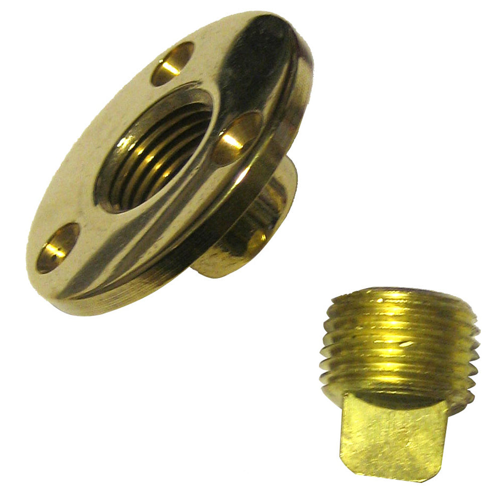 Perko Garboard Drain & Drain Plug Assy Cast Bronze/Brass MADE IN THE USA [0714DP1PLB] - 1st Class Eligible, Brand_Perko, Marine Plumbing & Ventilation, Marine Plumbing & Ventilation | Fittings - Perko - Fittings