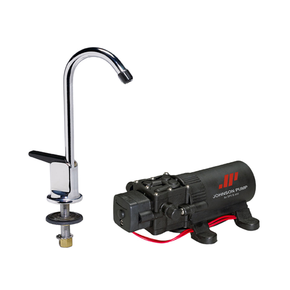 Johnson Pump 1.1 Pump/Faucet Combo 12V [61123] - Premium Marine Sanitation from Johnson Pump - Just $98.99! 