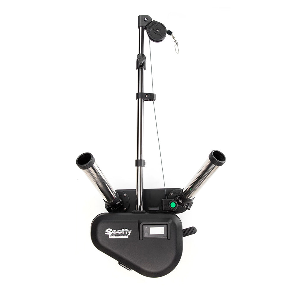 Scotty 2116 HP Depthpower Electric Downrigger 60" SS Telescoping Boom w/Swivel Base - Dual Rod Holder [2116] - Premium Downriggers from Scotty - Just $884.99! 