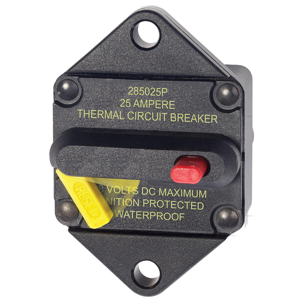 Blue Sea 7080 25 Amp Circuit Breaker Panel Mount 285 Series [7080] - Premium Circuit Breakers from Blue Sea Systems - Just $47.99! 