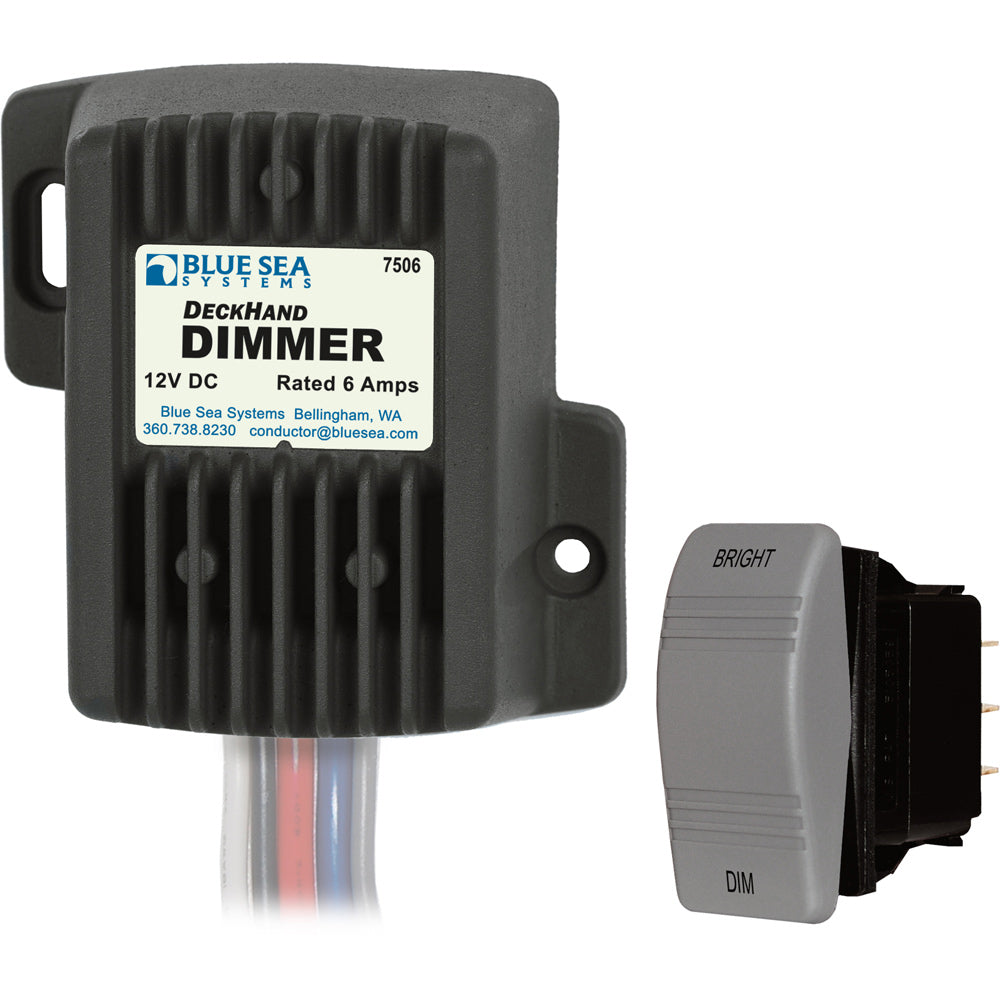Blue Sea 7506 DeckHand Dimmer - 6 Amp/12V [7506] - 1st Class Eligible, Brand_Blue Sea Systems, Electrical, Electrical | Switches & Accessories - Blue Sea Systems - Switches & Accessories
