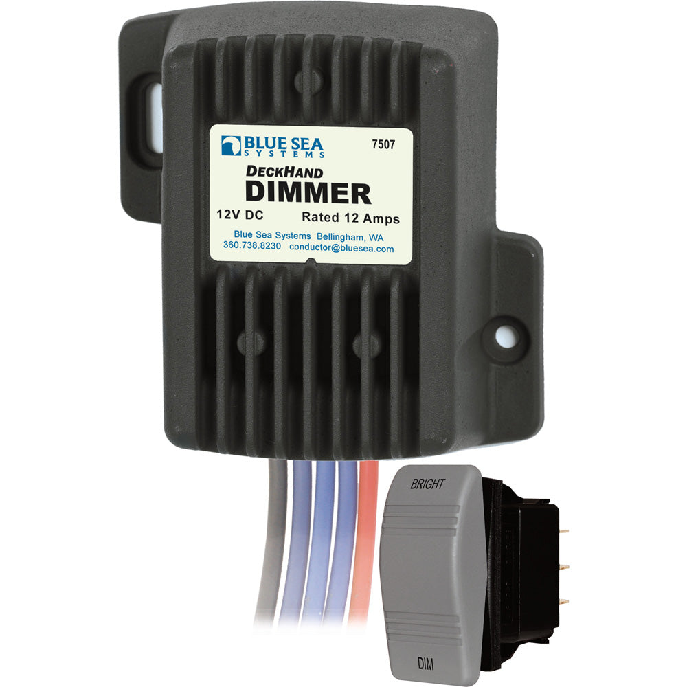 Blue Sea 7507 DeckHand Dimmer - 12 Amp/12V [7507] - Premium Switches & Accessories from Blue Sea Systems - Just $73.99! 