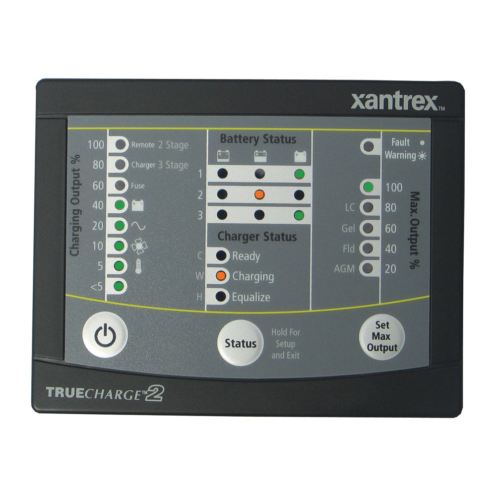 Xantrex TRUECHARGE2 Remote Panel f/20 & 40 & 60 AMP (Only for 2nd generation of TC2 chargers) [808-8040-01] - Brand_Xantrex, Electrical, Electrical | Meters & Monitoring - Xantrex - Meters & Monitoring