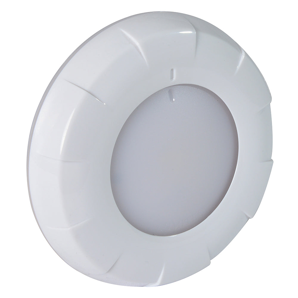 Lumitec Aurora LED Dome Light - White Finish - White/Red Dimming [101076] - 1st Class Eligible, Brand_Lumitec, Lighting, Lighting | Dome/Down Lights - Lumitec - Dome/Down Lights