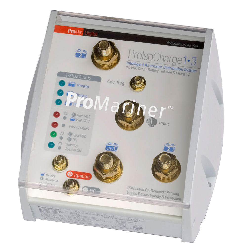 ProMariner ProIsoCharge Battery Isolator 120Amp 1-Alt 3-Bat - 12V [23124] - Premium Battery Isolators from ProMariner - Just $151.99! 