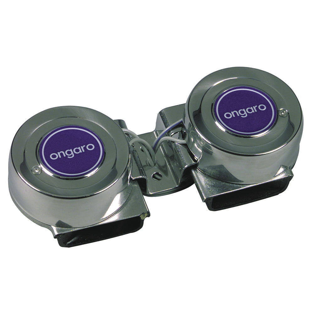 Schmitt Marine Ongaro Mini Compact Twin Horn - 12V [10001] - Premium Horns from Schmitt Marine - Just $54.99! 