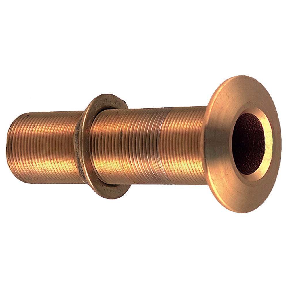 Perko 3/4" Thru-Hull Fitting w/Pipe Thread Bronze Extra Long - Max Hull 5" Thick [0348DP5PLB] - Premium Thru-Hull Fittings from Perko - Just $64.99! 