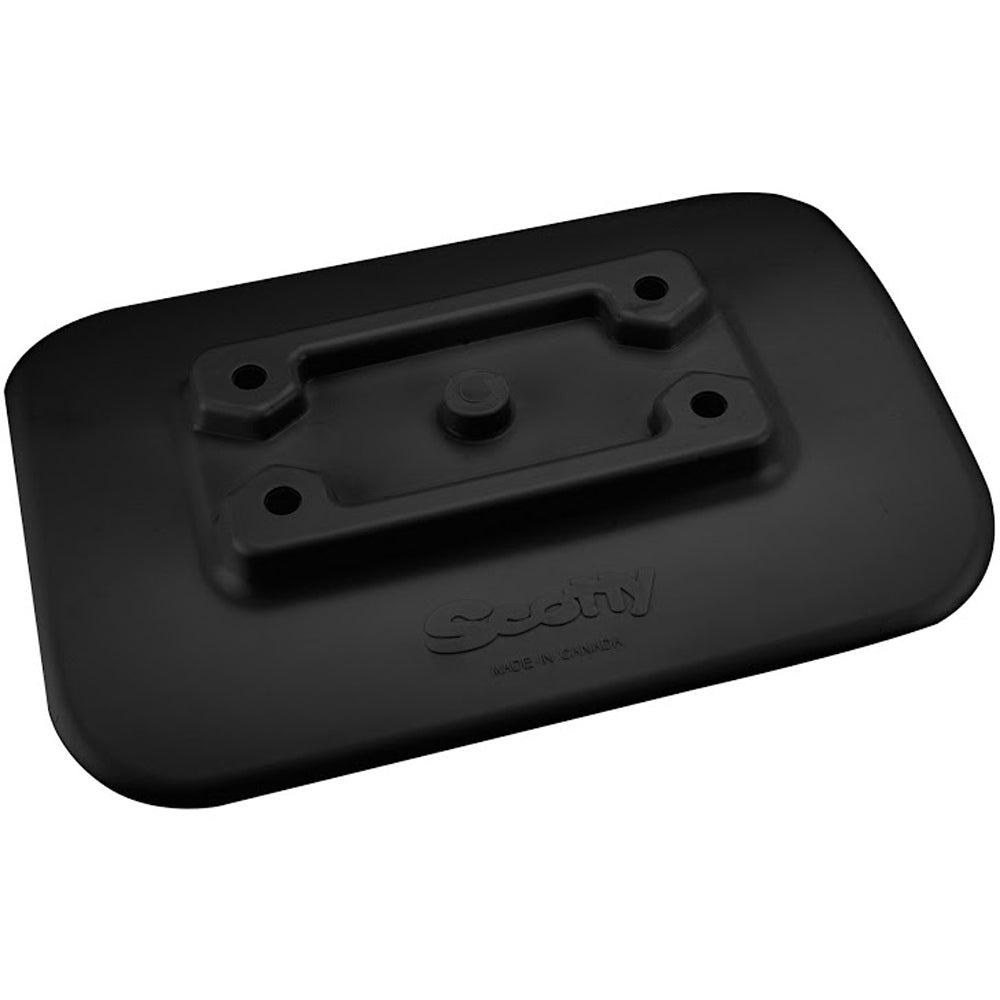 Scotty 341-BK Glue-On Mount Pad f/Inflatable Boats - Black [341-BK] - Premium Rod Holders from Scotty - Just $11.99! 