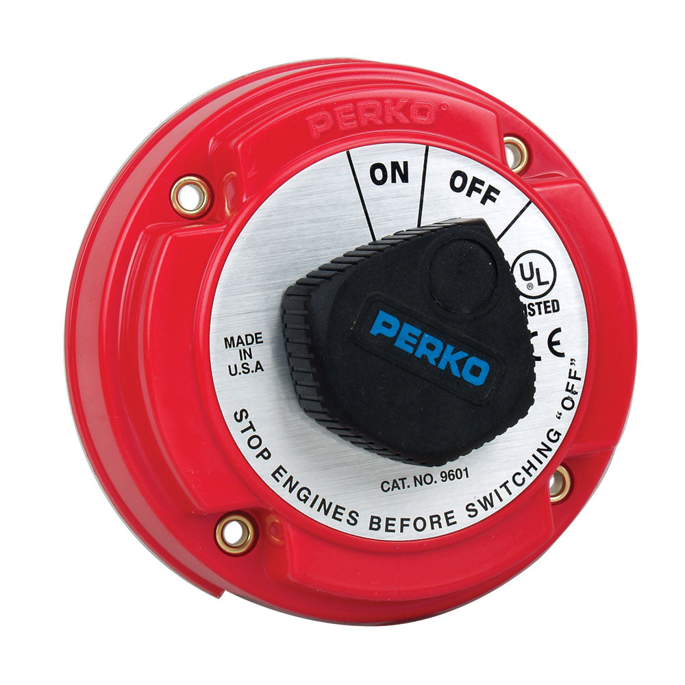 Perko Medium Duty Battery Disconnect Shut Off/On - 250 Amp Continuous, 12-32VDC [9601DP] - Premium Battery Management from Perko - Just $63.99! 