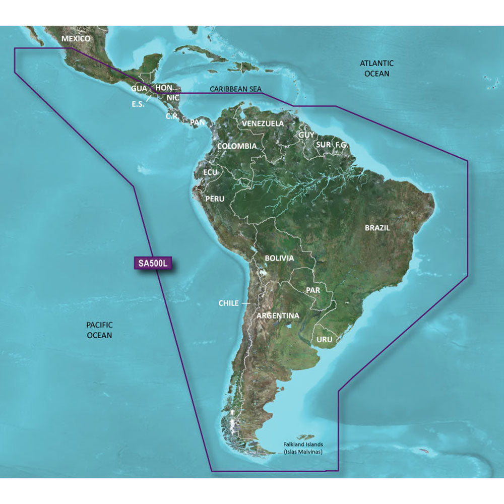 Garmin BlueChart g3 HD - HXSA600X - South America - microSD/SD [010-C1067-20] - Premium Garmin BlueChart Foreign from Garmin - Just $202.99! 