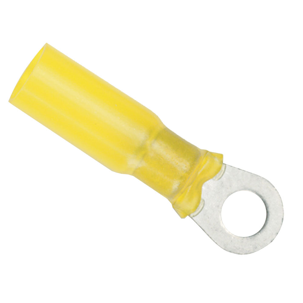 Ancor 12-10 Gauge - #8 Heat Shrink Ring Terminal - 100-Pack [312299] - Premium Terminals from Ancor - Just $48.99! 