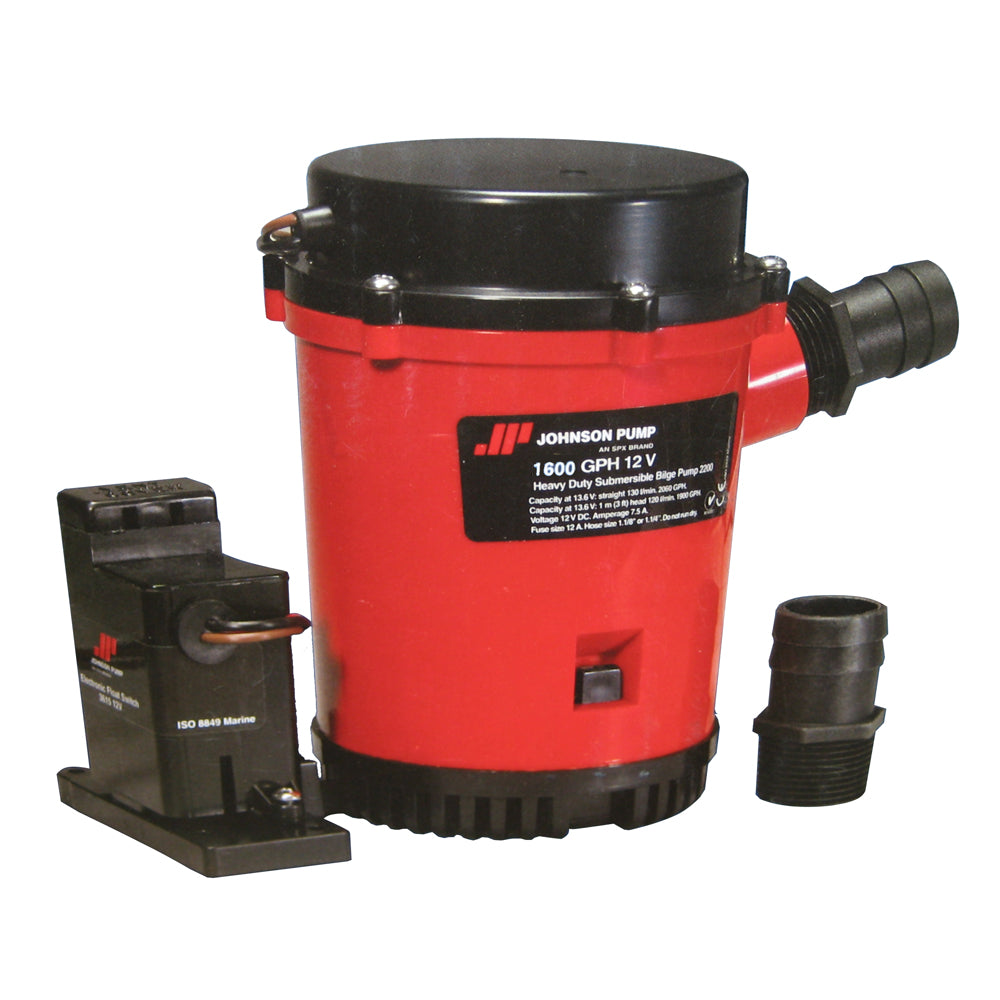 Johnson Pump 1600GPH Auto Bilge Pump w/Mag Switch - 12V [01604-00] - Premium Bilge Pumps from Johnson Pump - Just $141.99! 