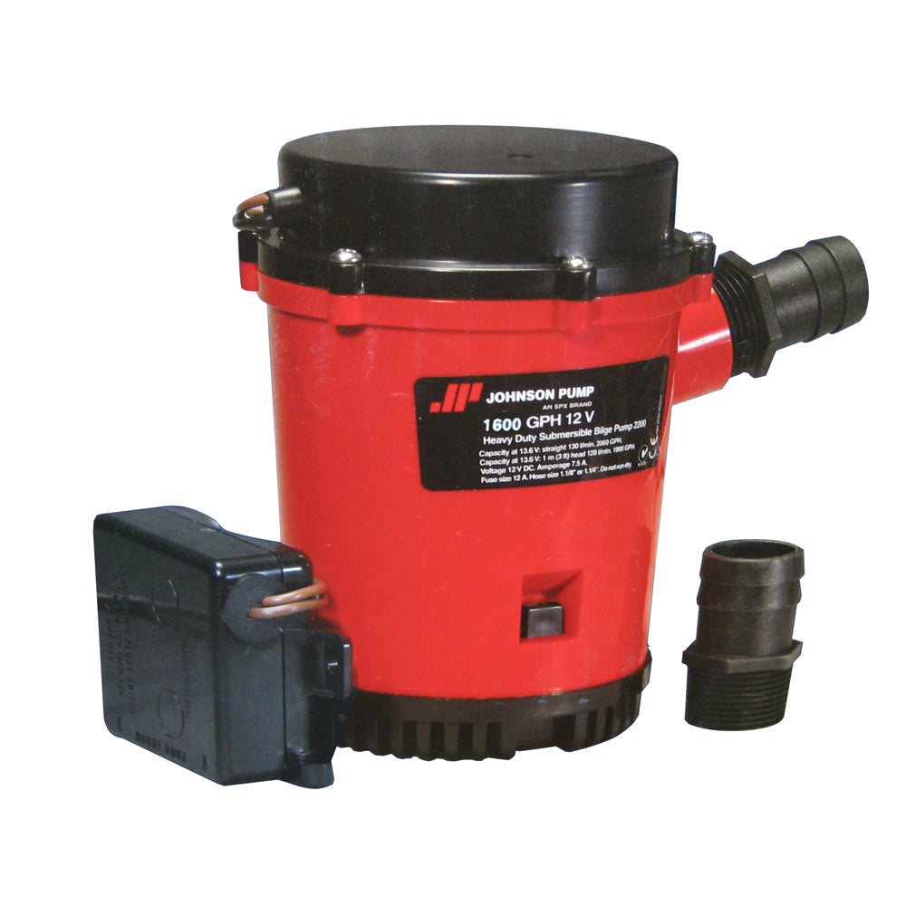 Johnson Pump 1600GPH Ultima Combo Bilge Pump - 12V [01674-001] - Premium Bilge Pumps from Johnson Pump - Just $122.99! 