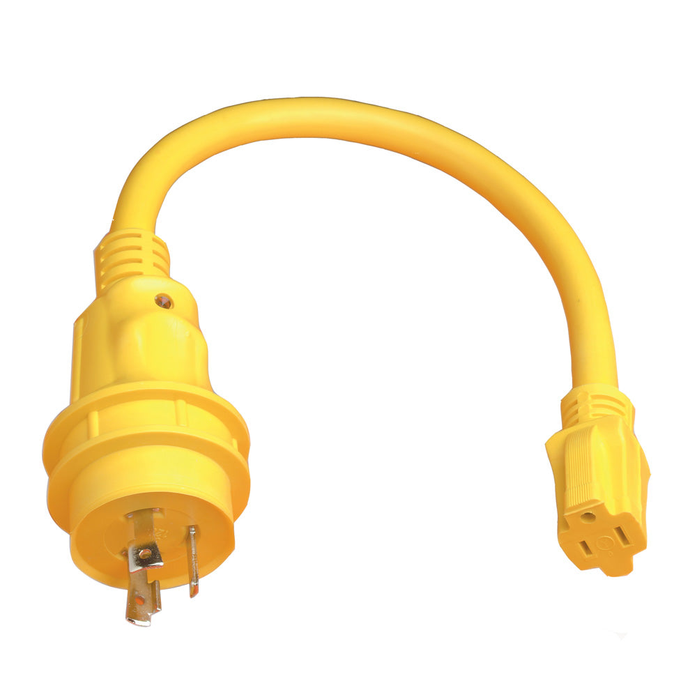 Marinco Pigtail Adapter - 15A Female to 30A Male [105SPP] - Boat Outfitting, Boat Outfitting | Shore Power, Brand_Marinco, Electrical, Electrical | Shore Power - Marinco - Shore Power