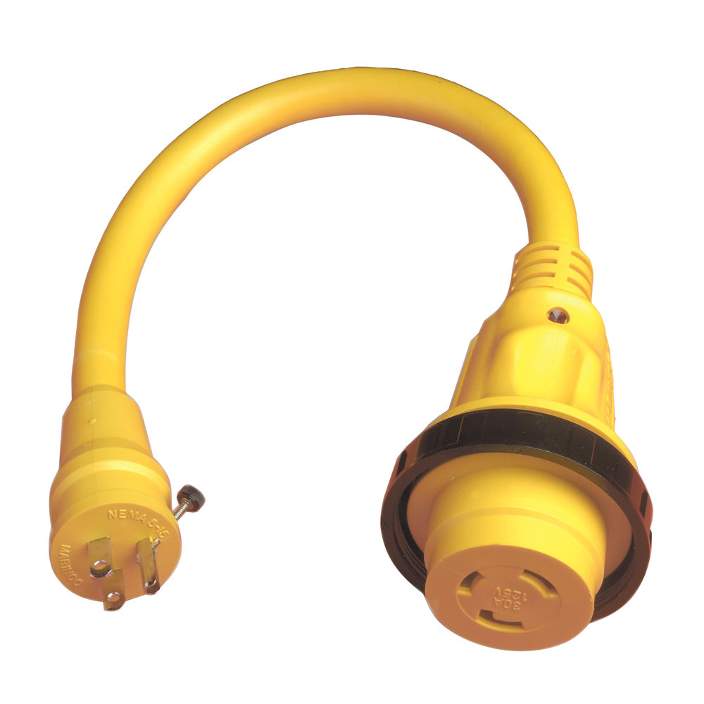 Marinco Pigtail Adapter Plus - 30A Female To 15A Male [104SPP] - Boat Outfitting, Boat Outfitting | Shore Power, Brand_Marinco, Electrical, Electrical | Shore Power - Marinco - Shore Power