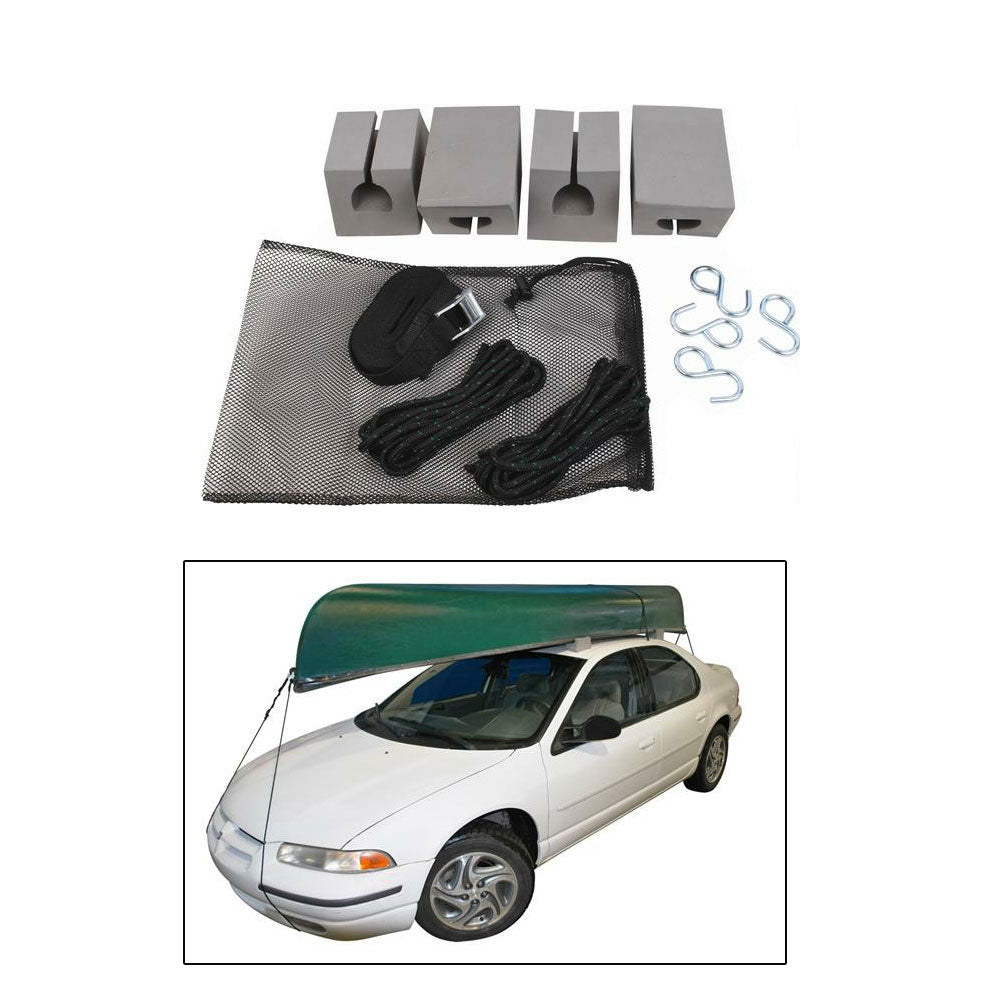 Attwood Canoe Car-Top Carrier Kit [11437-7] - Premium Roof Rack Systems from Attwood Marine - Just $24.99! 