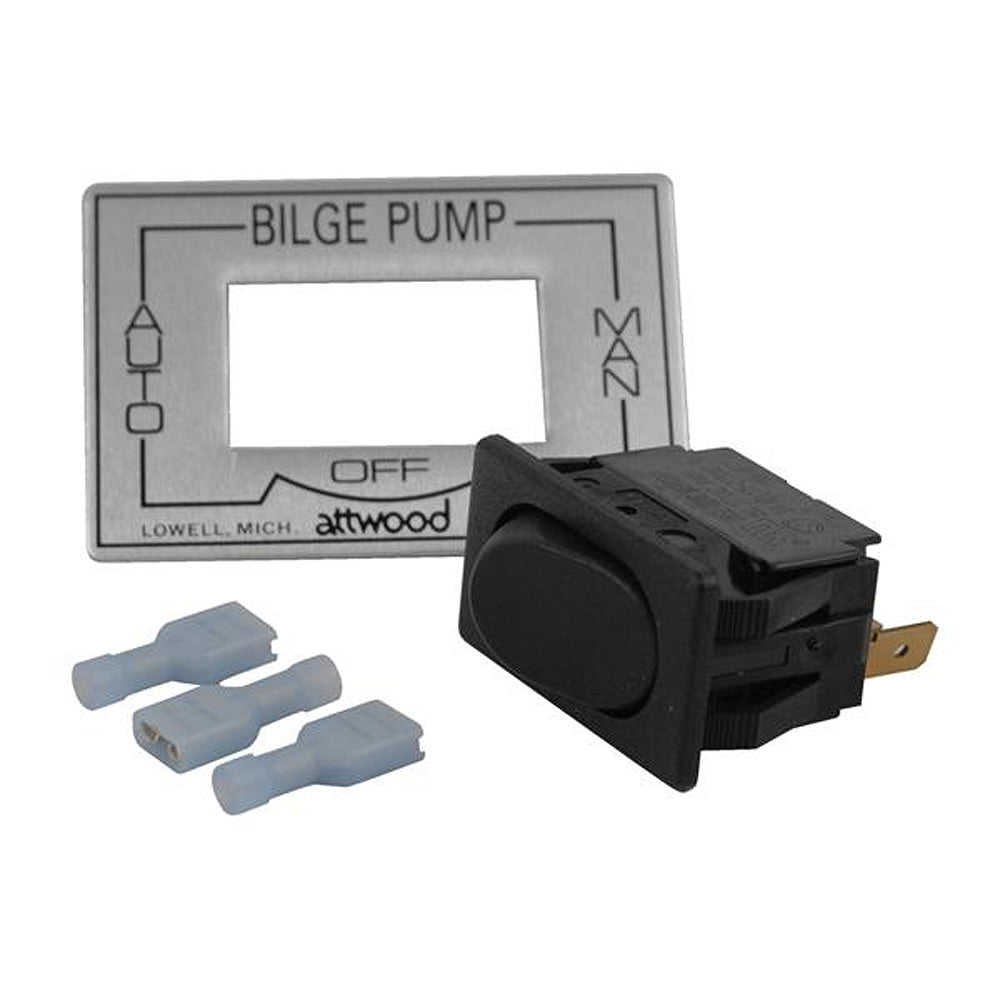 Attwood 3-Way Auto/Off/Manual Bilge Pump Switch [7615A3] - Premium Bilge Pumps from Attwood Marine - Just $20.99! 