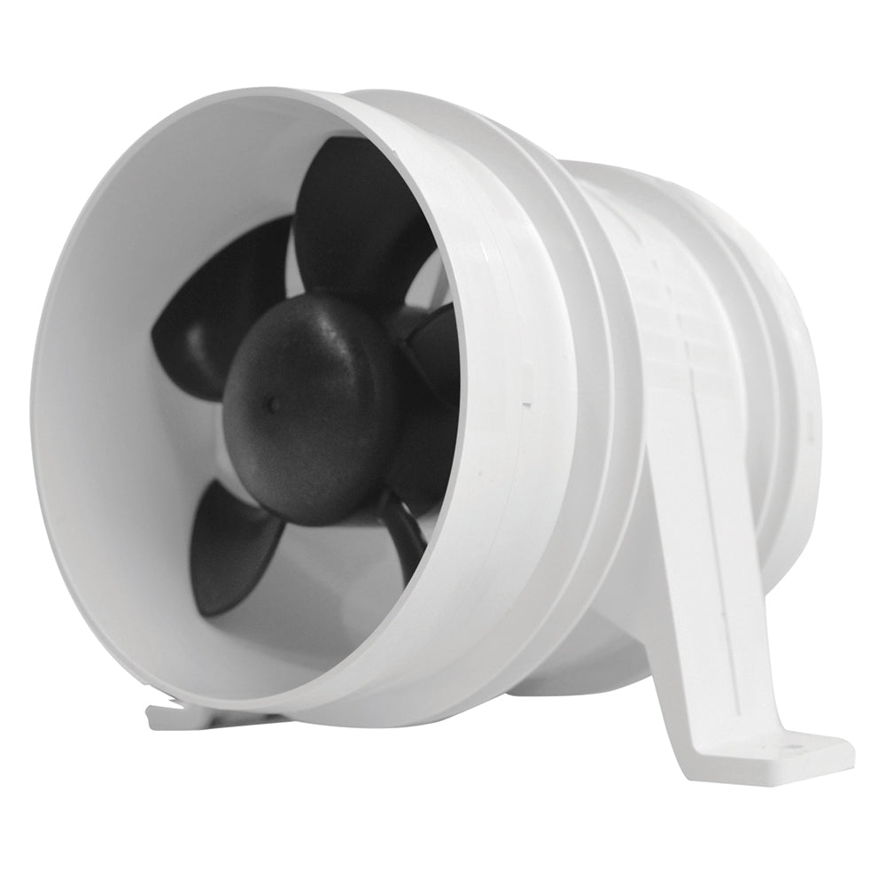 Attwood Turbo 4000 Series II Water-Resistant, In-Line Blower - 12V - White [1749-4] - Premium Blowers & Heaters from Attwood Marine - Just $31.99! 