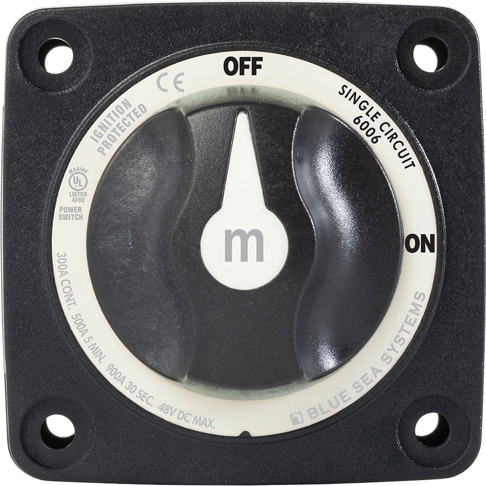 Blue Sea 6006200 Battery Switch Mini ON/OFF - Black [6006200] - 1st Class Eligible, Brand_Blue Sea Systems, Electrical, Electrical | Battery Management - Blue Sea Systems - Battery Management