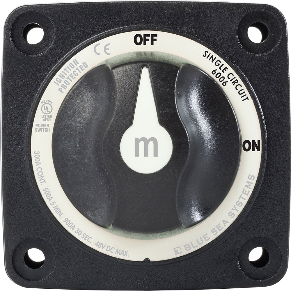 Blue Sea 6006200 Battery Switch Mini ON/OFF - Black [6006200] - Premium Battery Management from Blue Sea Systems - Just $28.99! 